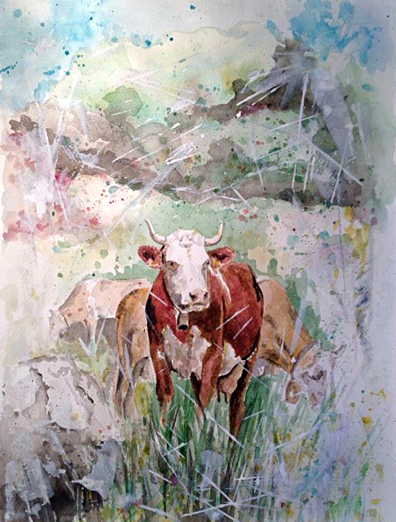 Mucca incazzata tra molecole di caseina impazzite Mucca incazzata tra molecole di caseina impazzite